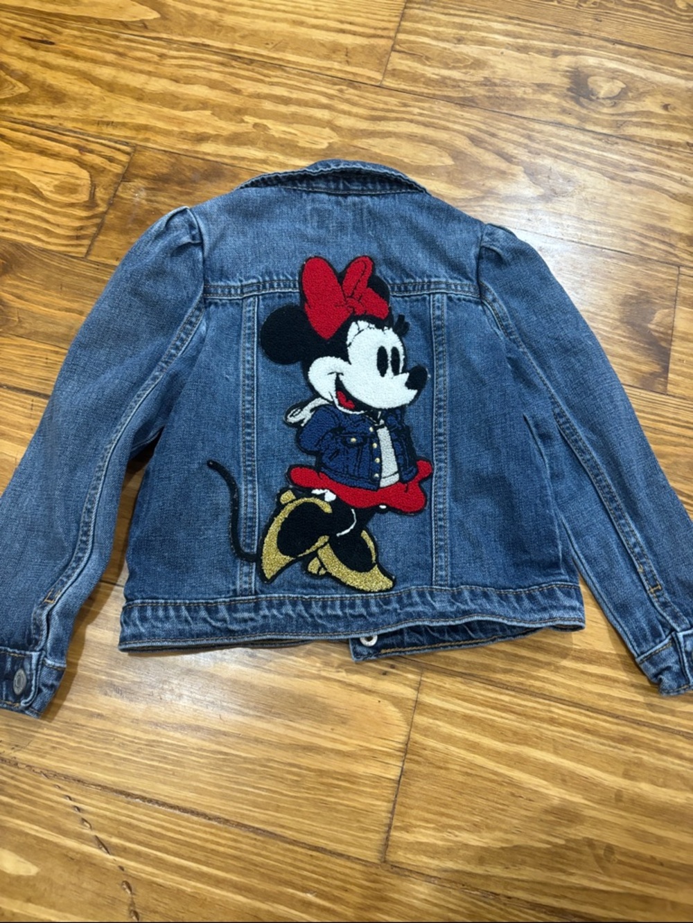 Baby Gap Disney Minnie Mouse Denim Jacket Size Girls 5